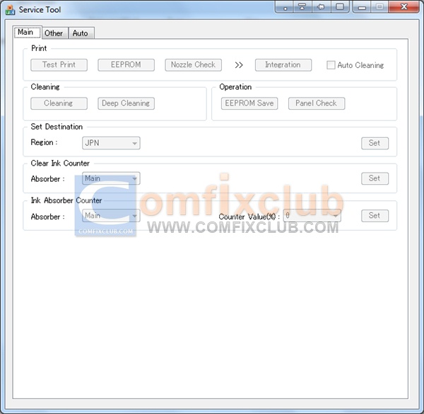 service tool canon mp287 download